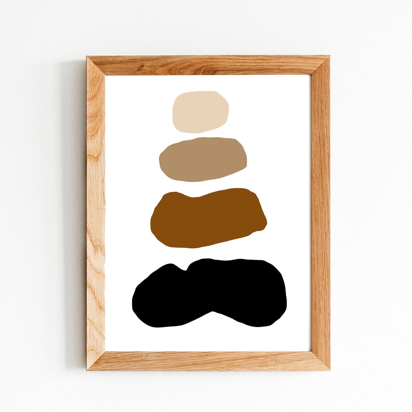 Boho Art | Instant Download, Neutral Art, Mid-Century Modern Art, Monochromatic Art, Digital Print Art