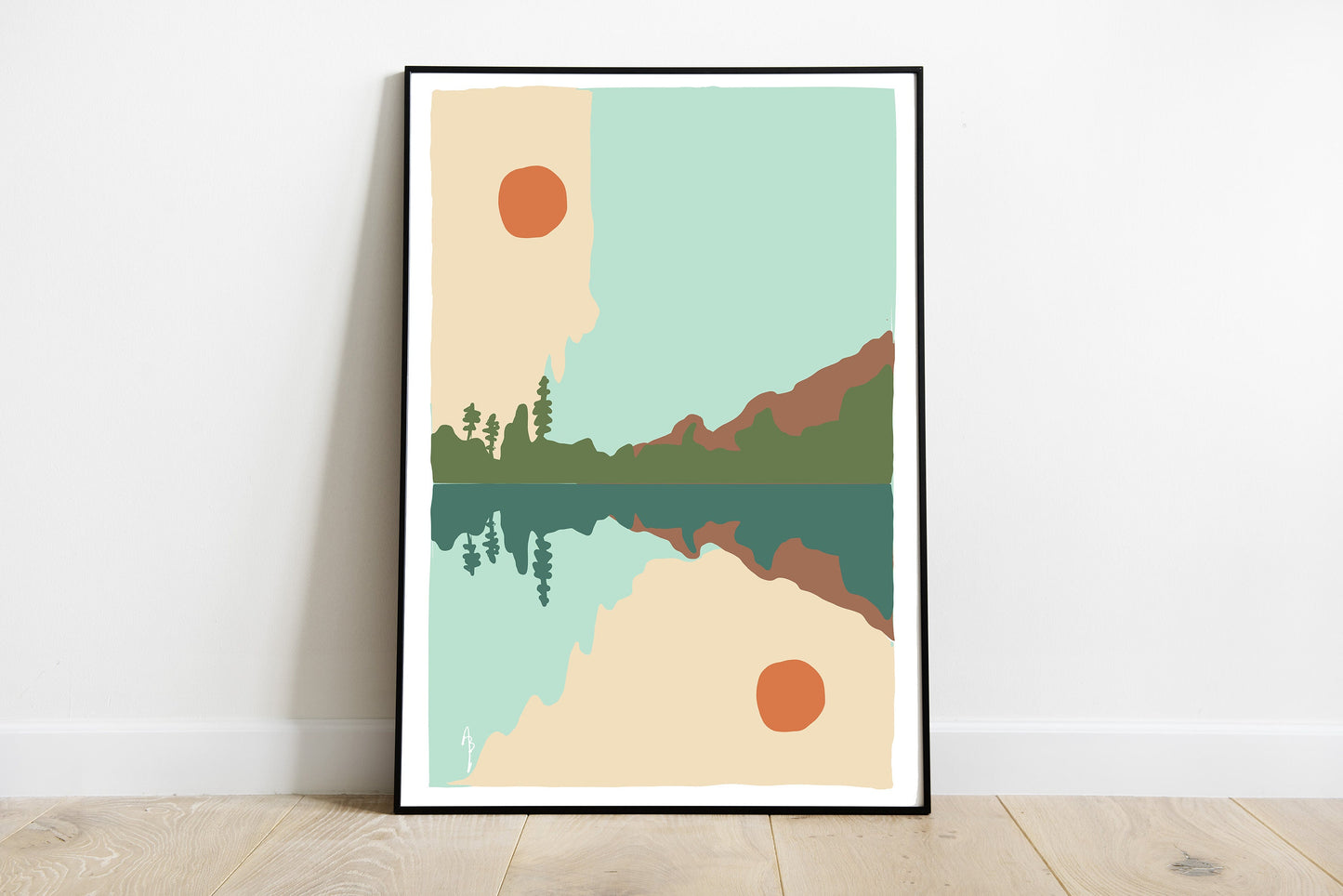 Sunset Lake Wall Art | Instant Download, Landscape Wall Art, Sunset Wall Art, Digital Prints, Lake Reflection, Printable Wall Art