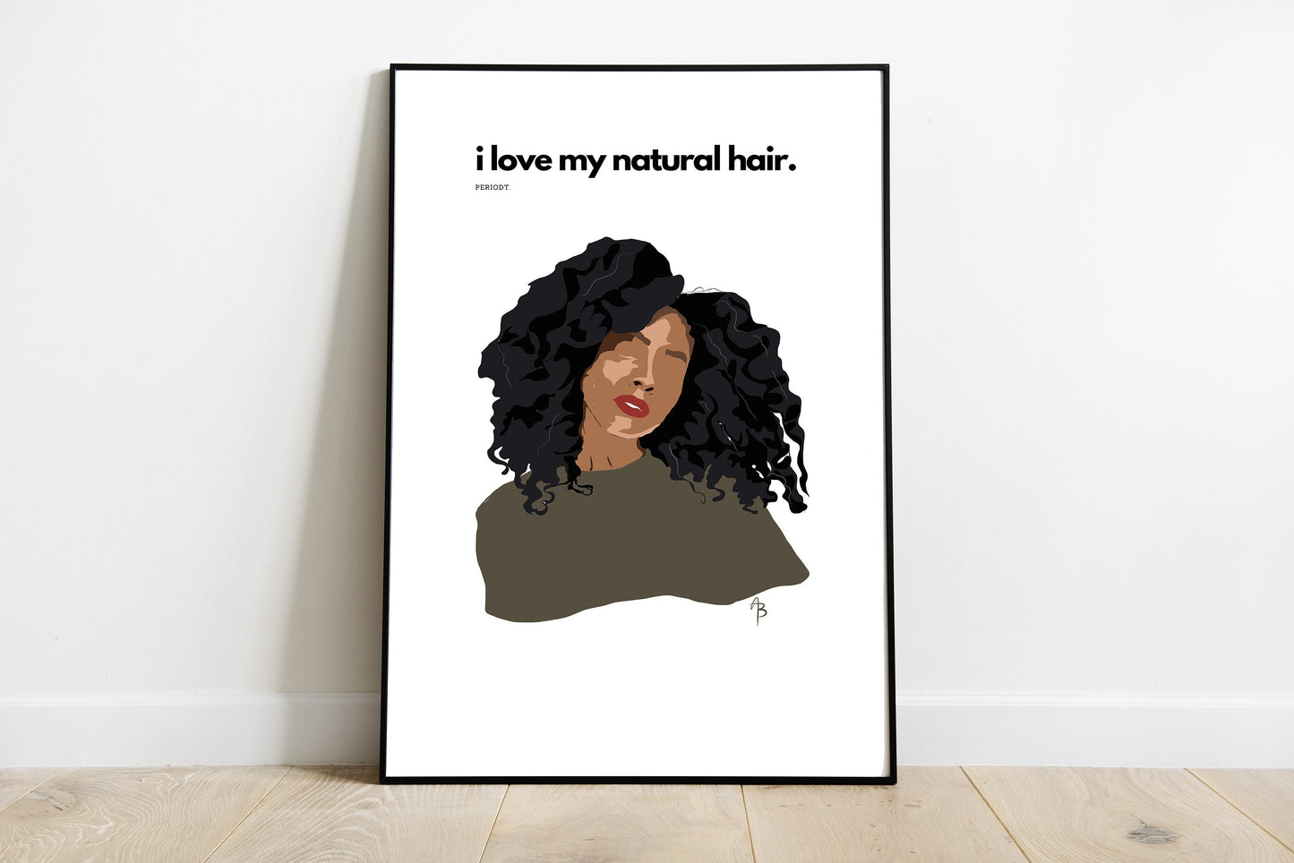 I Love My Natural Twists | Instant Download, Black Girl Boho Art, Afro American Art, Natural Hair Print, Black Woman Art, Black Girl Afro