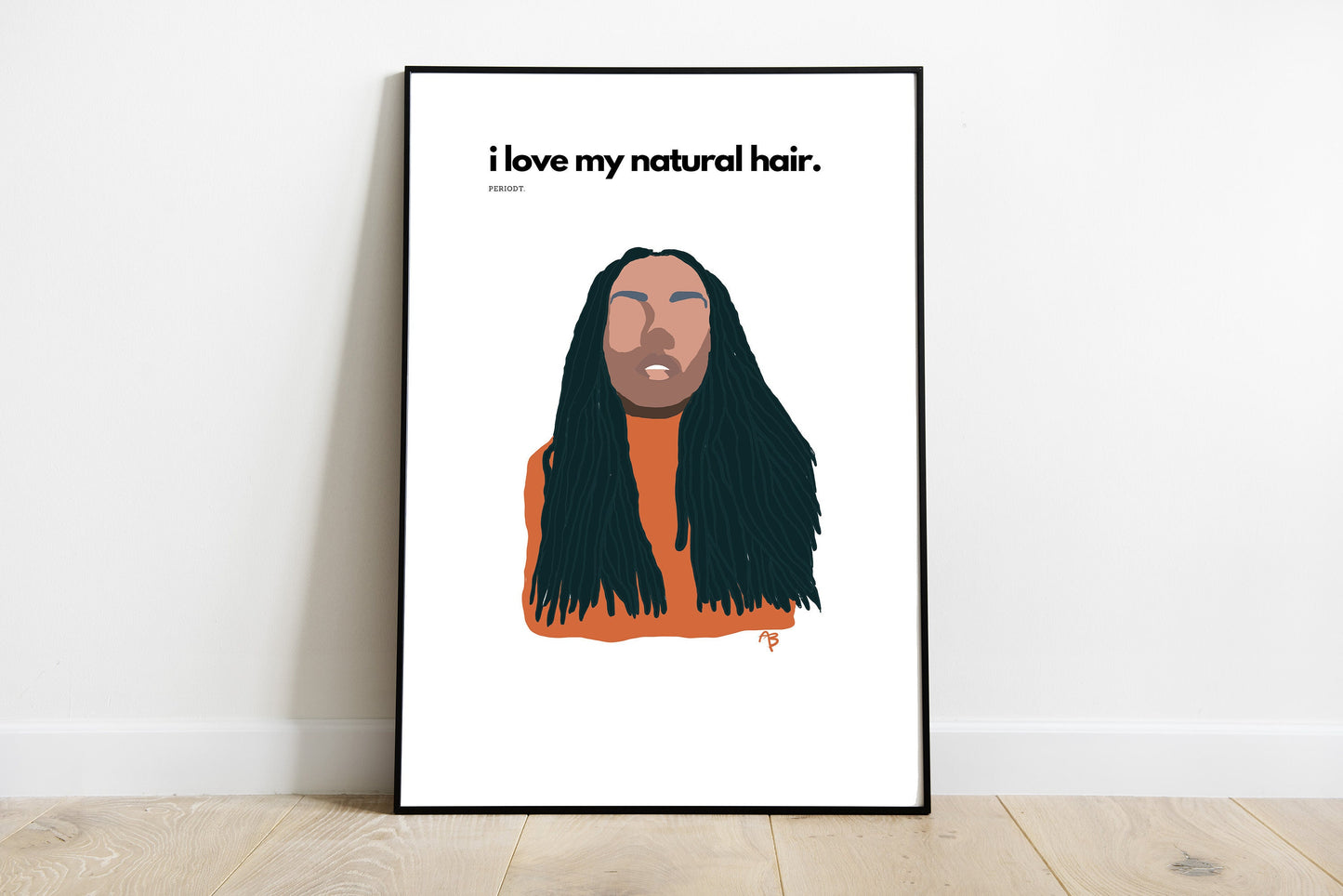 I Love My Natural Hair Locs | Instant Download, Black Girl Boho Art, Afro American Art, Black Girl Print, Black Woman Art, Black Girl Art