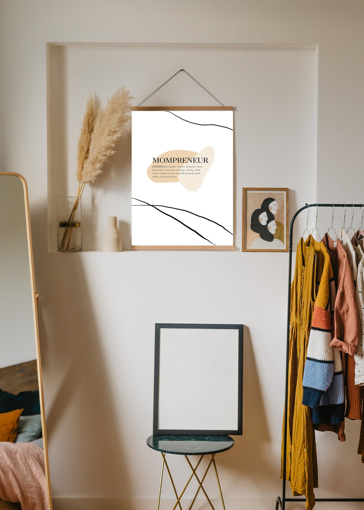 Womanpreneur Wall Art | Instant Download, Working Mom Wall Art, Mom Wall Art, Business Woman Wall Art, Definition Wall Art