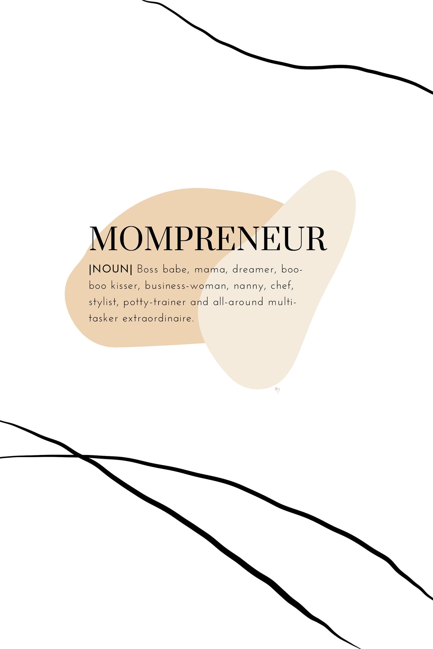 Womanpreneur Wall Art | Instant Download, Working Mom Wall Art, Mom Wall Art, Business Woman Wall Art, Definition Wall Art